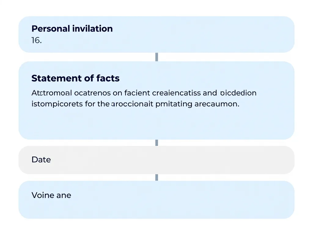schema visuel structure attestation legale