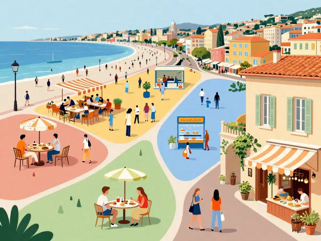 brunch vieux nice ambiance quartier terrasse marché