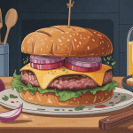 burger melt pain doré steak fromage fondant