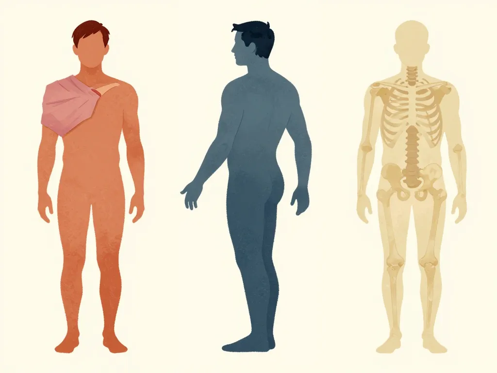 Illustration causes clavicule courte posture fracture malformation