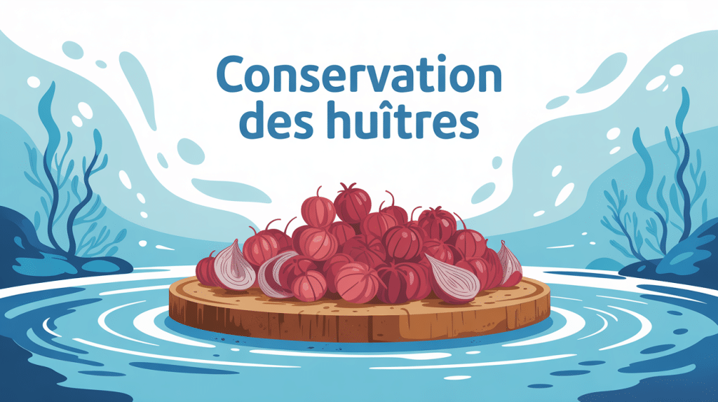 combien de temps peut-on conserver des huîtres illustration conservation