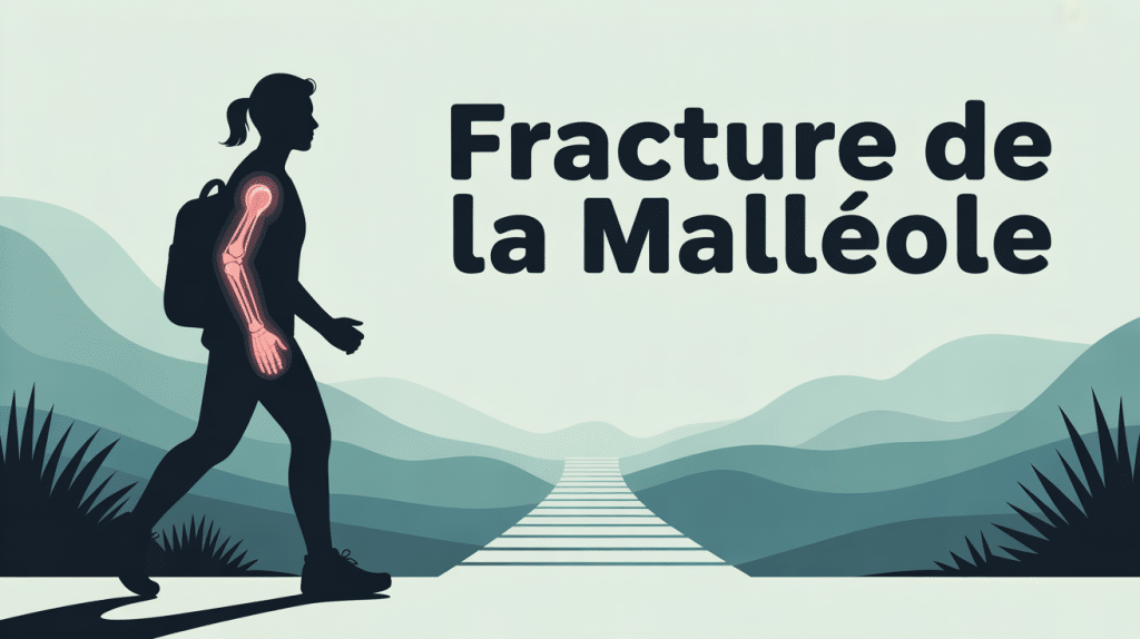 combien de temps pour marcher apres fracture malleole, illustration de la reprise de la marche