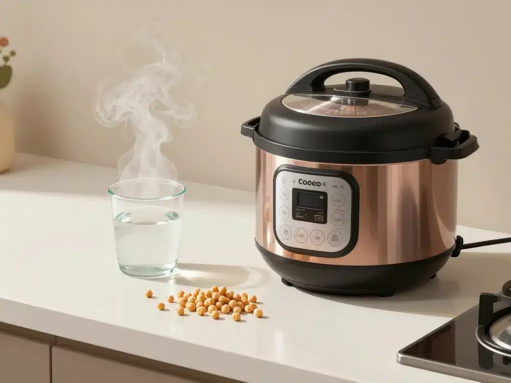 cuisson pois chiche cookeo sans trempage sur plan de travail moderne