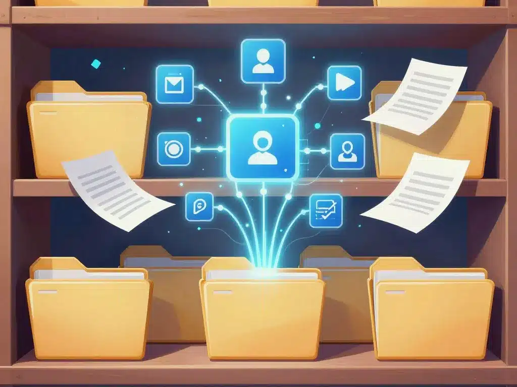 Métaphore visuelle diffusion et archivage memo circular