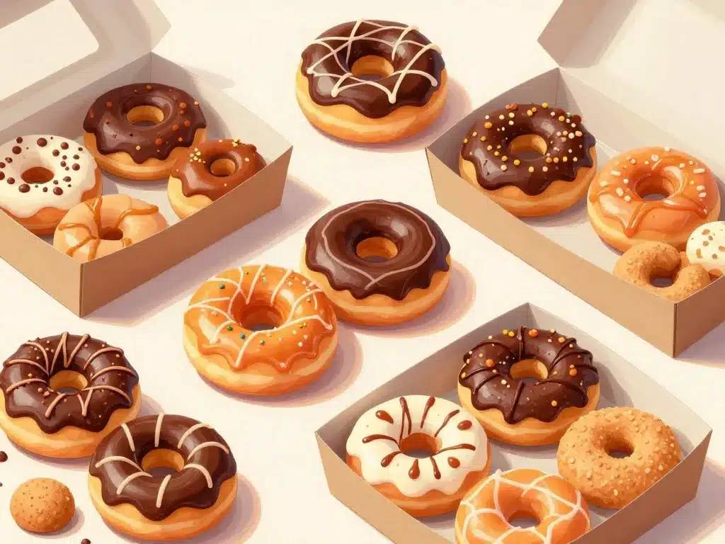 dreams donuts carte boîtes donuts signature populaire