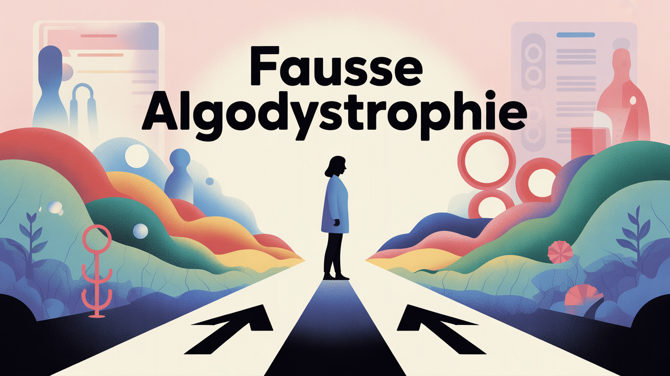 Illustration fausse algodystrophie choix diagnostic