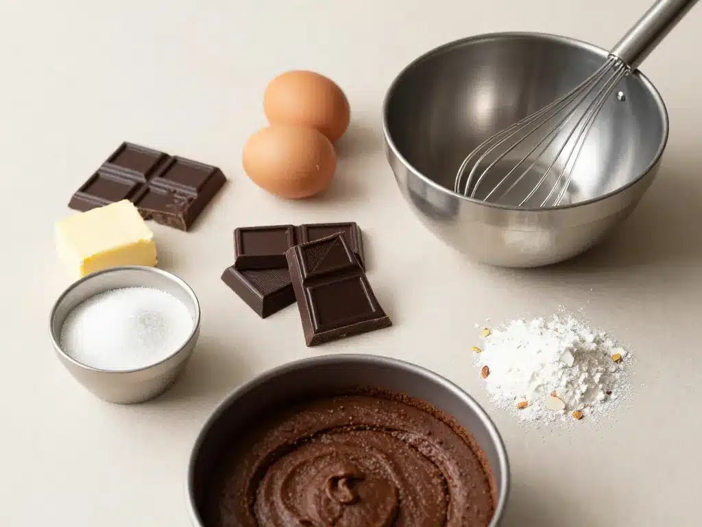 ingrédients recette gâteau reine de saba mercotte étape par étape