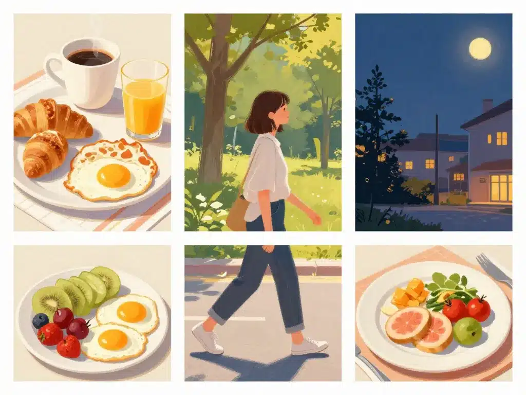 exemple journée type pour perdre 5 kg menus et activités