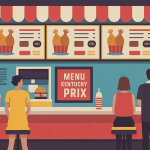 kentucky menu prix illustration générale restaurant