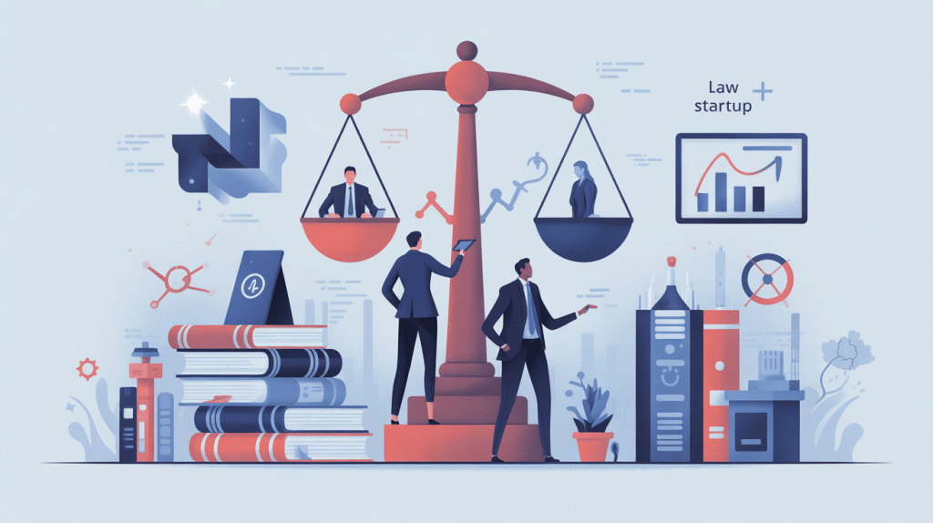 illustration law startup structuration et innovation legaltech