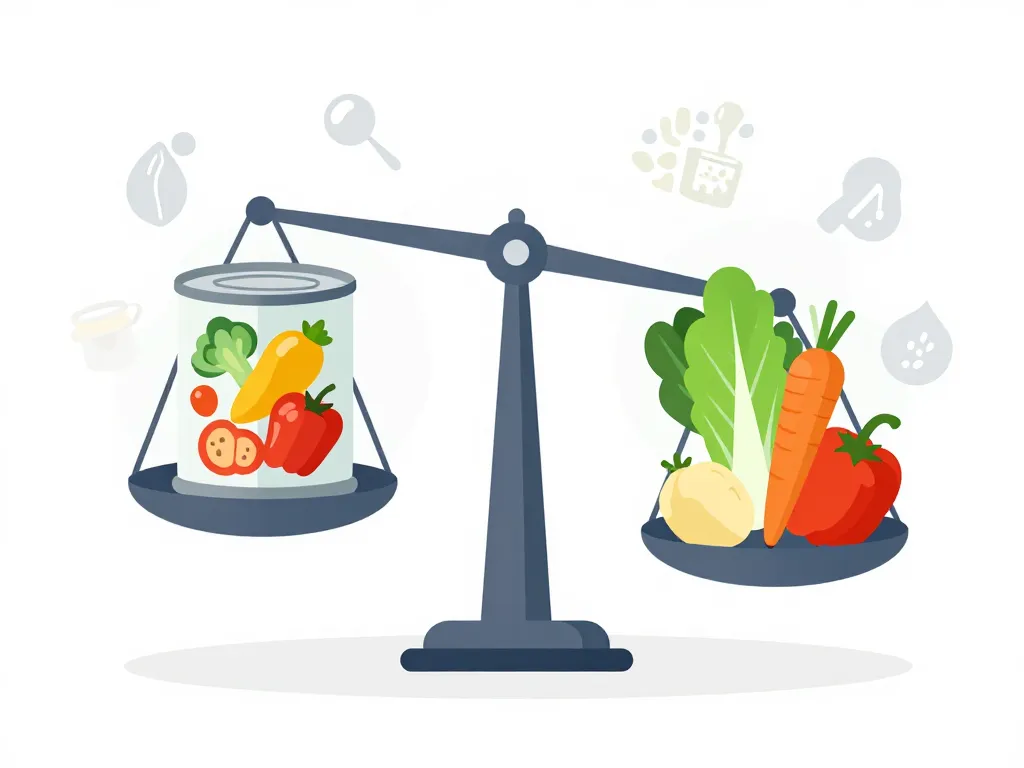 balance legumes en boite de conserve frais nutriments sel