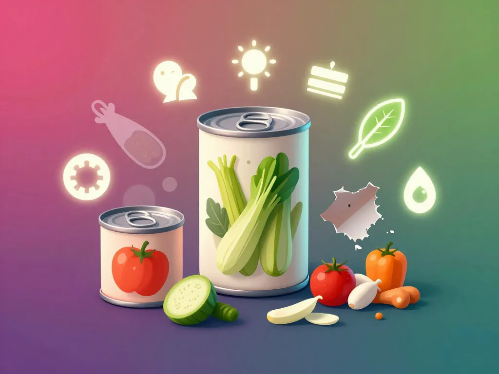 legumes en boites de conserve métaphore nutritionnelle