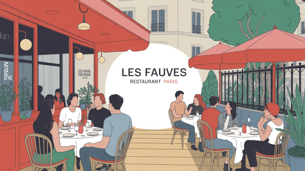 Les Fauves restaurant Paris terrasse ambiance conviviale