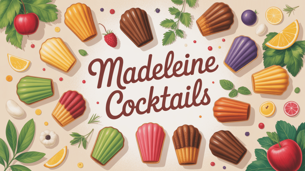 madeleine cocktail miniatures apéritif table élégante