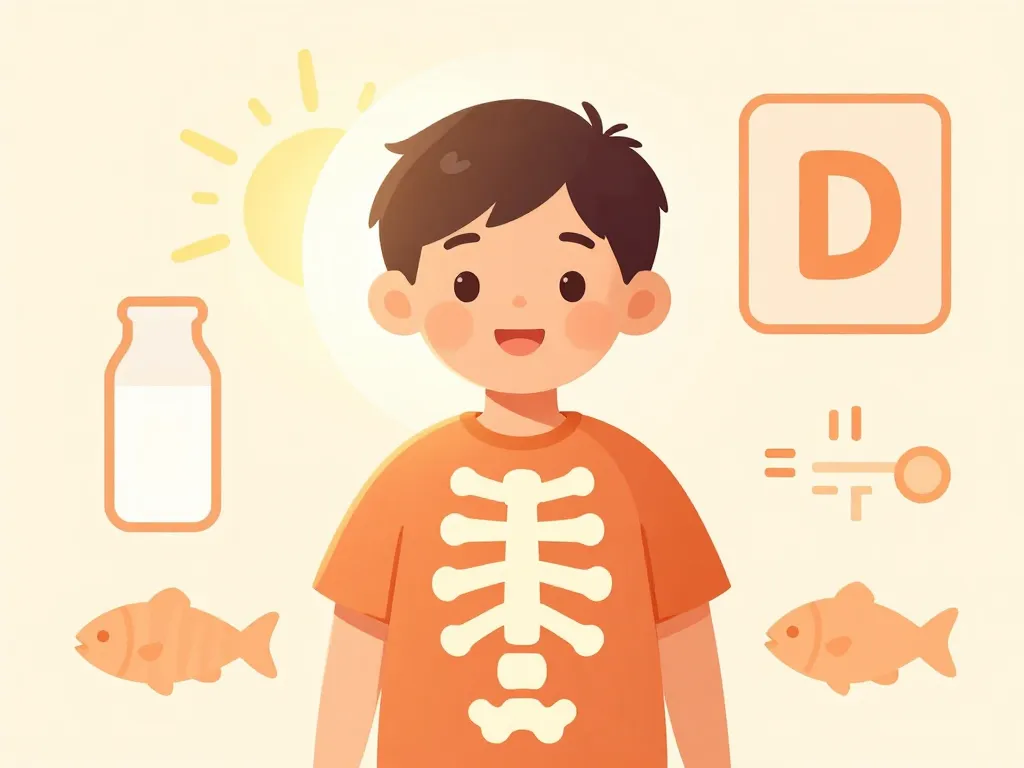 maladie de carence en 8 lettres rachitisme illustration enfant et vitamine D