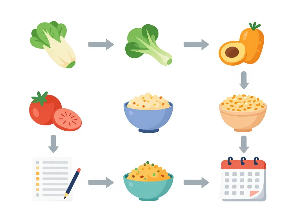diagramme organisation menu équilibré semaine pour famille pdf