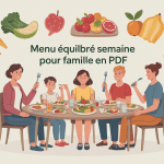 famille repas menu équilibré semaine pour famille pdf