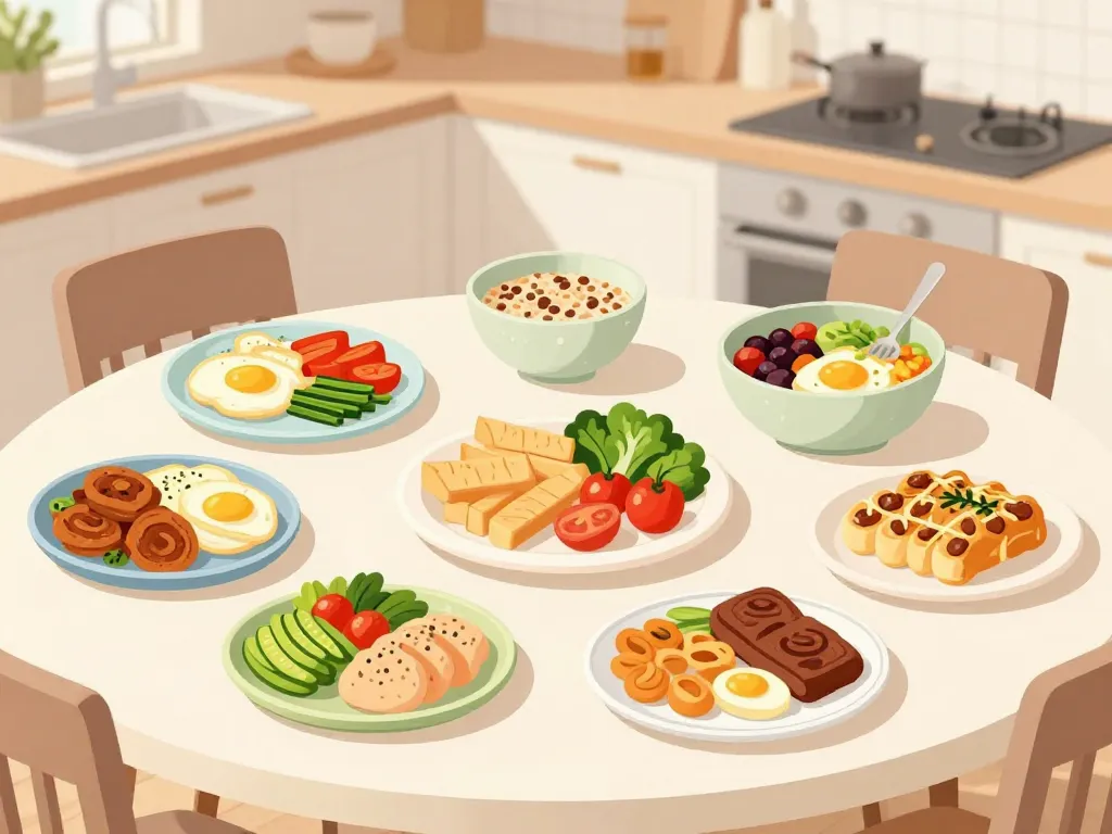 menu seche femme exemples repas sains