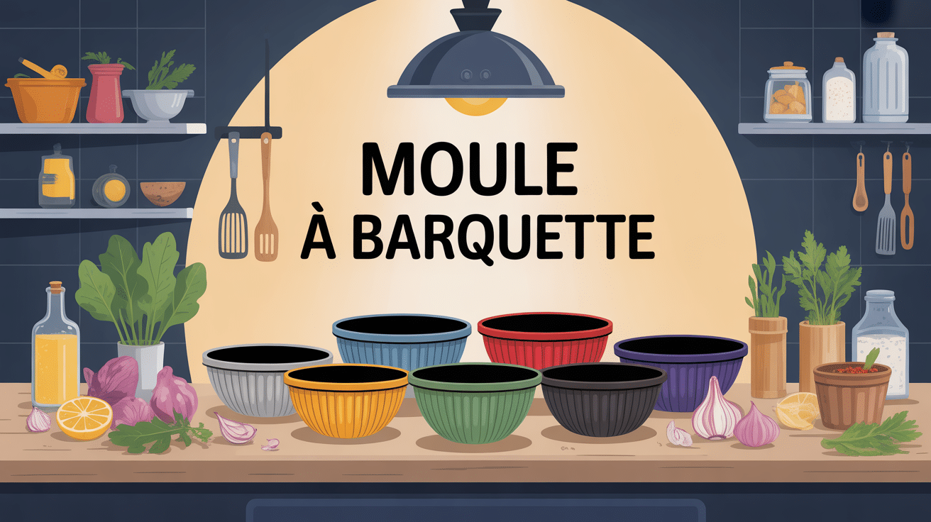 Illustration SEO moule à barquette aluminium carton silicone inox