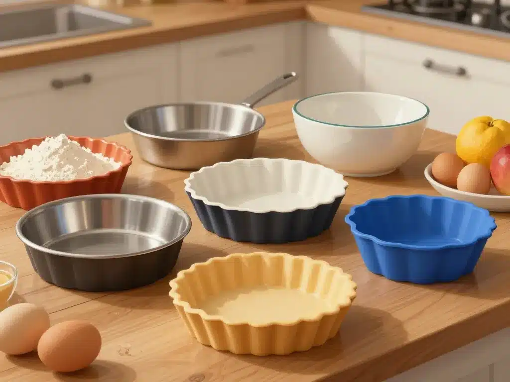 moule a tarte acier céramique silicone verre