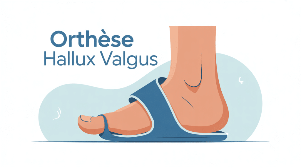 orthèse hallux valgus efficace pied correction soulagement