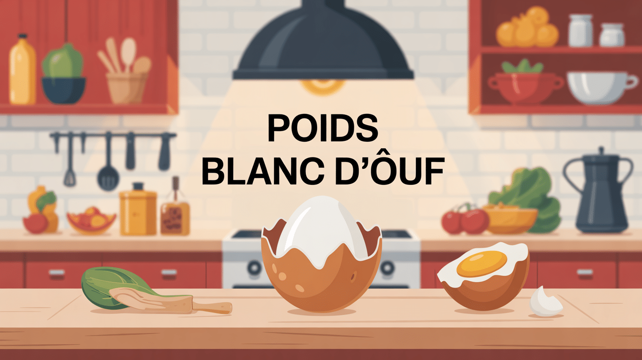 poids 1 blanc d oeuf sur balance cuisine image SEO