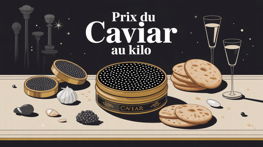illustration luxe prix du caviar au kilo