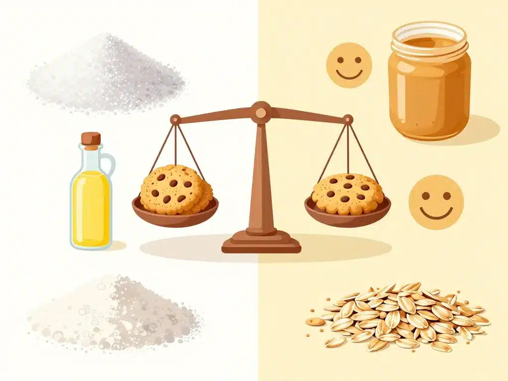 balance nutritionnelle recette cookies beurre de cacahuète healthy