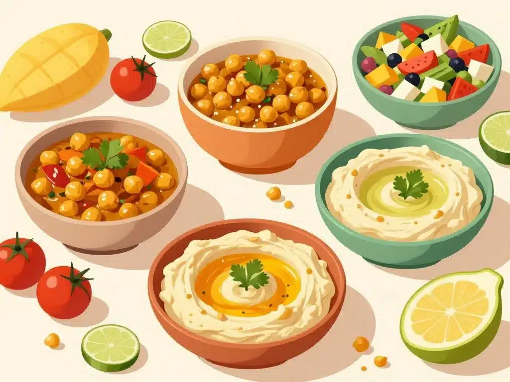 recettes pois chiche cookeo sans trempage curry salade houmous