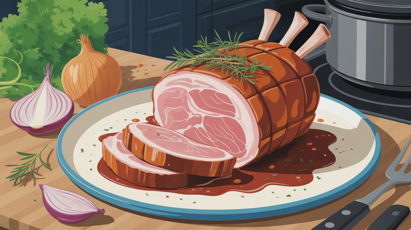 rôti de porc cookeo fond de veau en cuisine familiale
