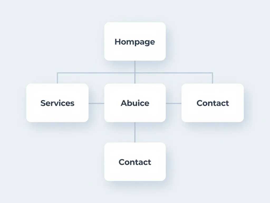 site web exemple diagramme structure fictive