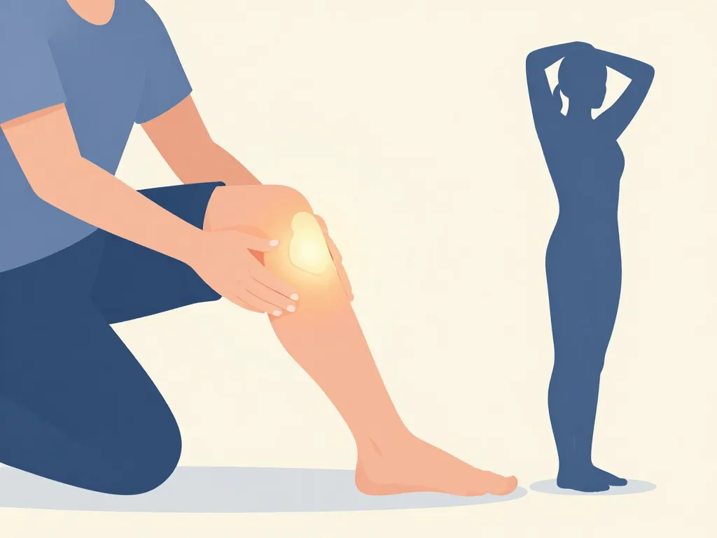 Soulager genoux comme serré dans un étau après opération prothèse gestes quotidiens