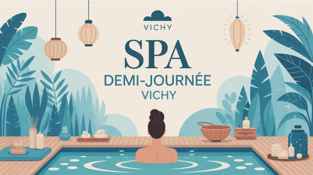 spa vichy demi-journée tarif illustration spa détente moderne