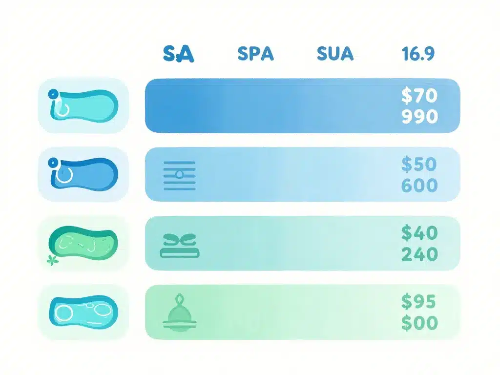 spa vichy demi-journée tarif graphique comparaison prix spa