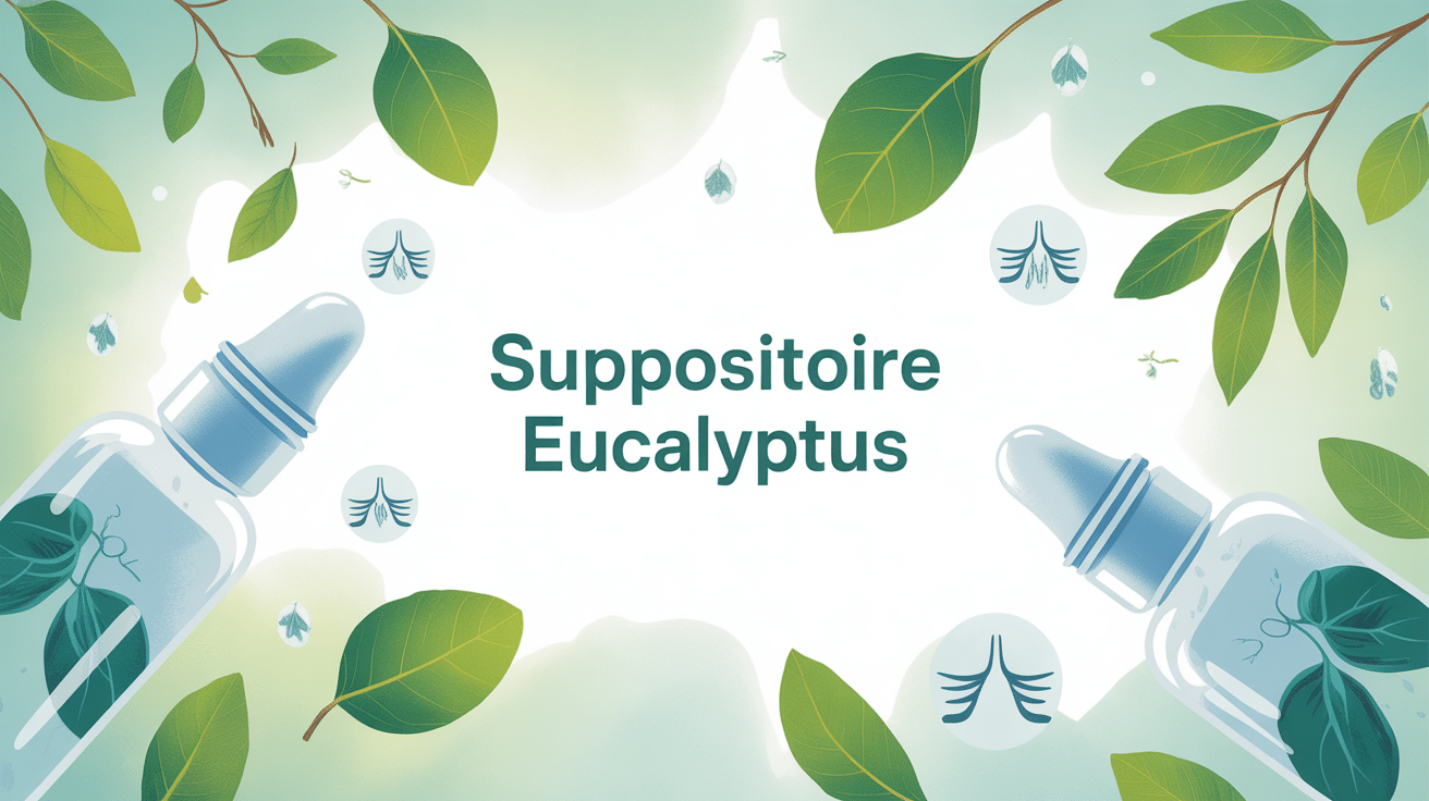 illustration suppositoire eucalyptus pour respiration apaisée