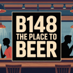 illustration bar chaleureux b148 - the place to beer