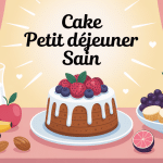 cake petit déjeuner sain au petit déjeuner