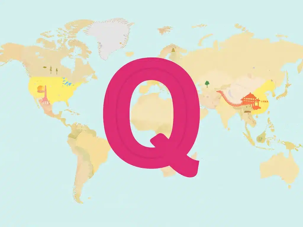 capitale en q illustration lettres rares