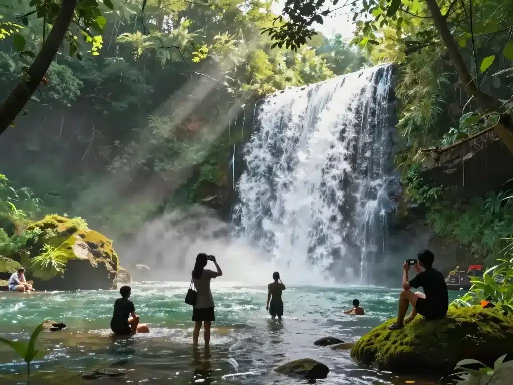 Ambiance photographie cascade de Carnevale – cascata di Carnevale en Calabre