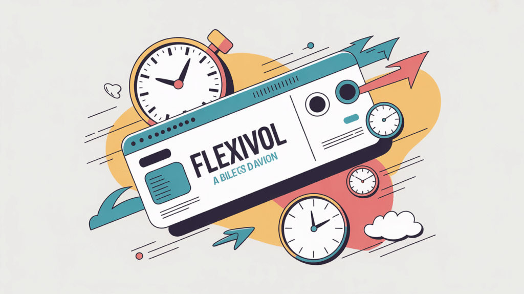 Flexivol flexibilité réservation billet avion illustration