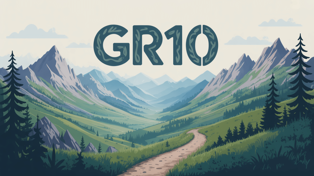 GR10 étapes : vue globale sentier Pyrénées montagne