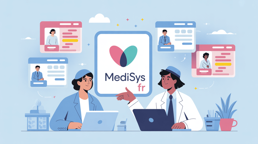 illustration Medisys fr numérique logiciel santé médico-social