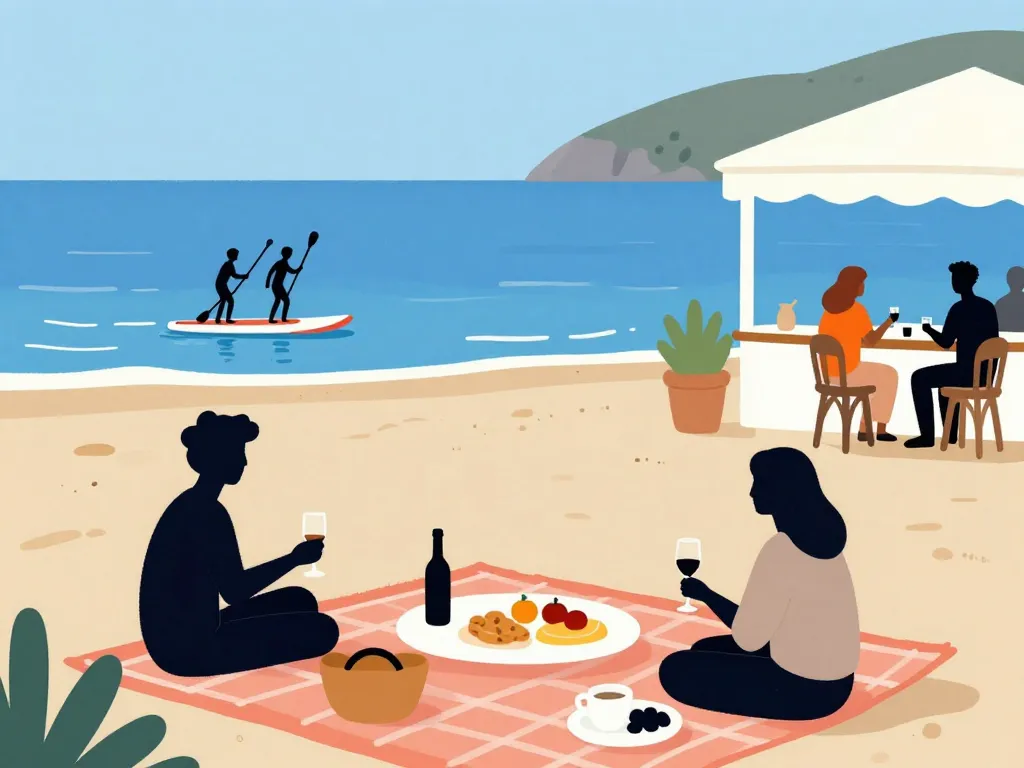 plage du liouquet vie locale activités plage