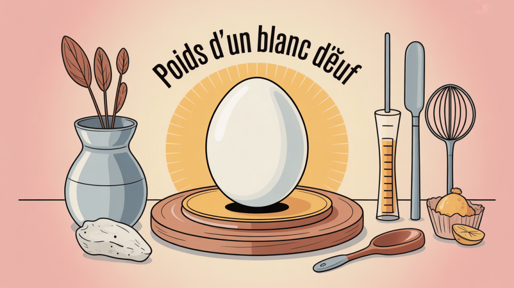 poids d un blanc d œuf visuel explicatif