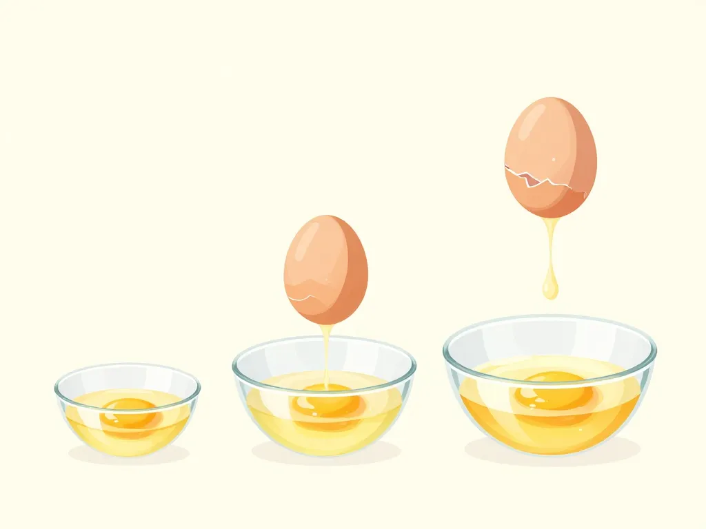 poids d un blanc d œuf variations tailles illustration