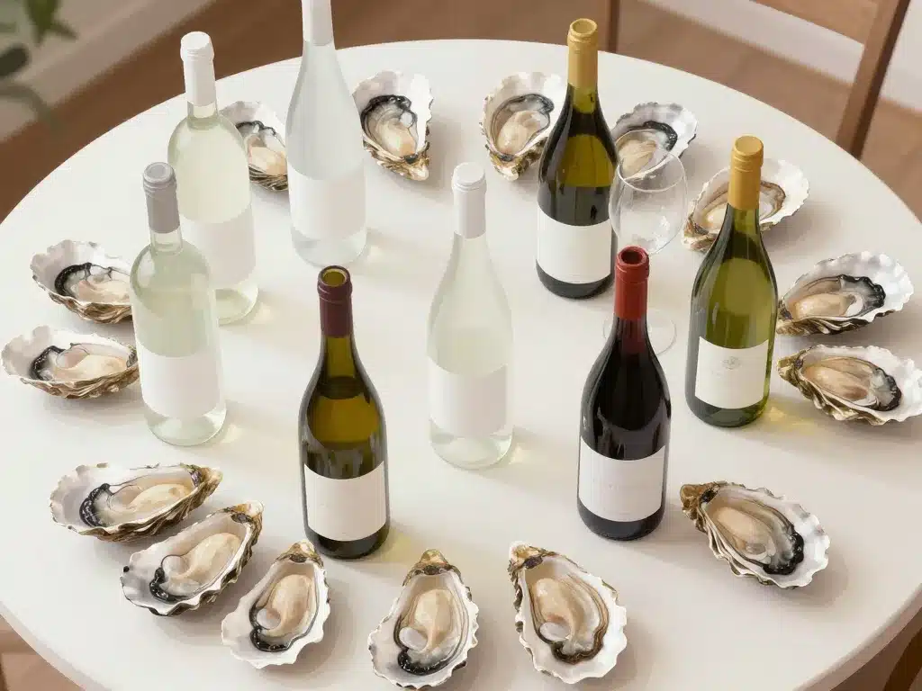 Quel vin avec des huîtres et assortiments de vins blancs