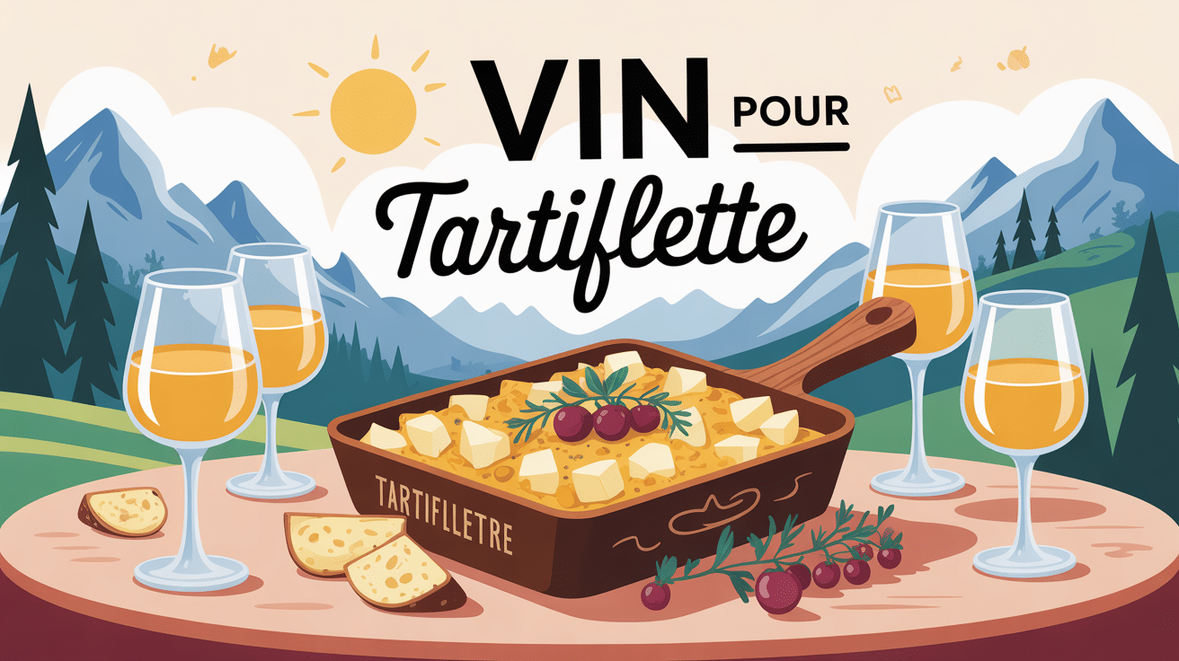 Quel vin avec la tartiflette, grande tartiflette et vin blanc convivial