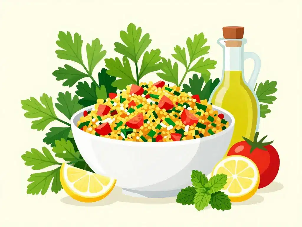 taboulé origine ingrédients persil boulgour menthe