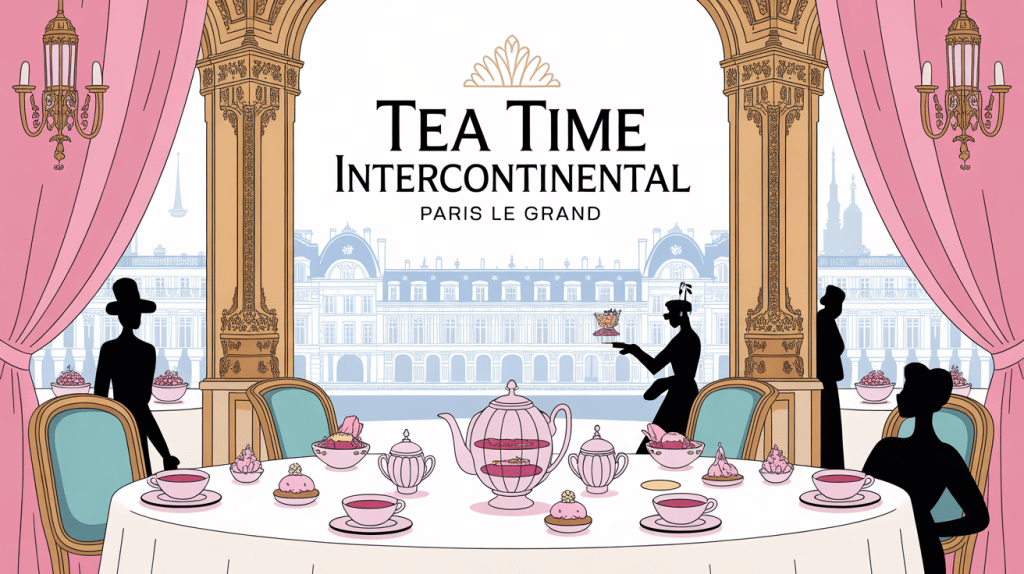 Tea time InterContinental Paris verrière élégante