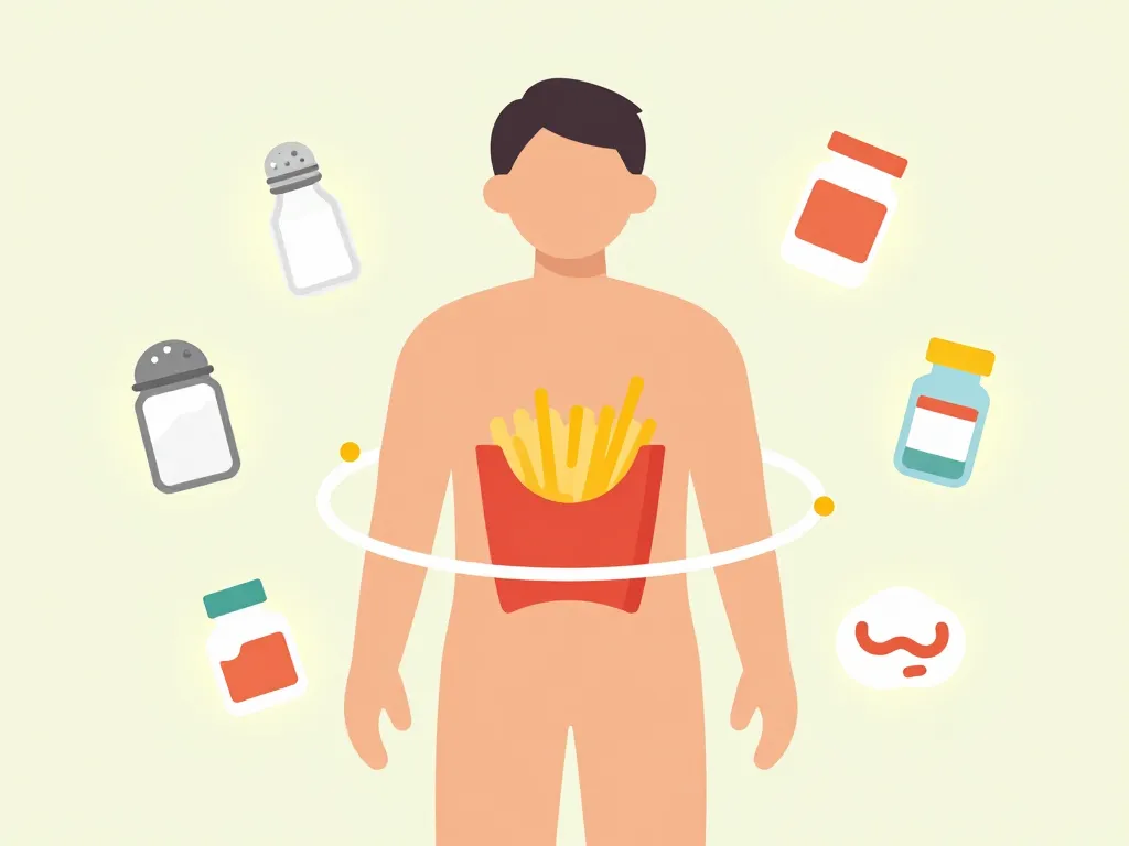 ventre gonfle prise de poids rapide illustration causes principales